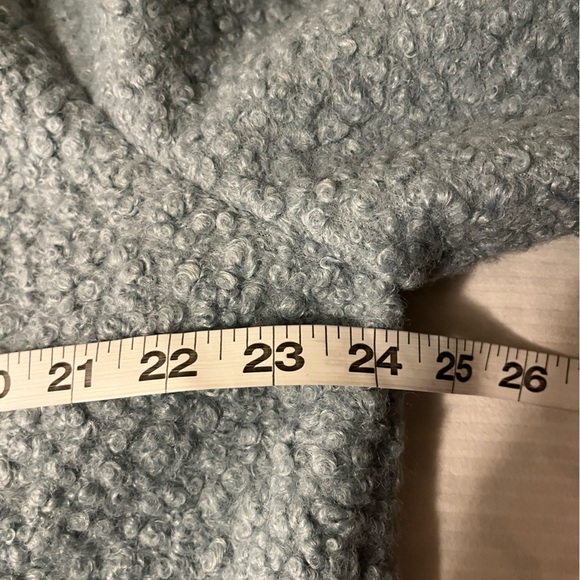 IVY JANE WOOLY "LIKE" COAT in baby blue, size Large - Picture 11 of 11